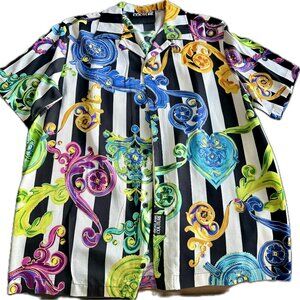 100% Authentic Versace Jeans Couture Designer Button-Up Shirt – Size Small